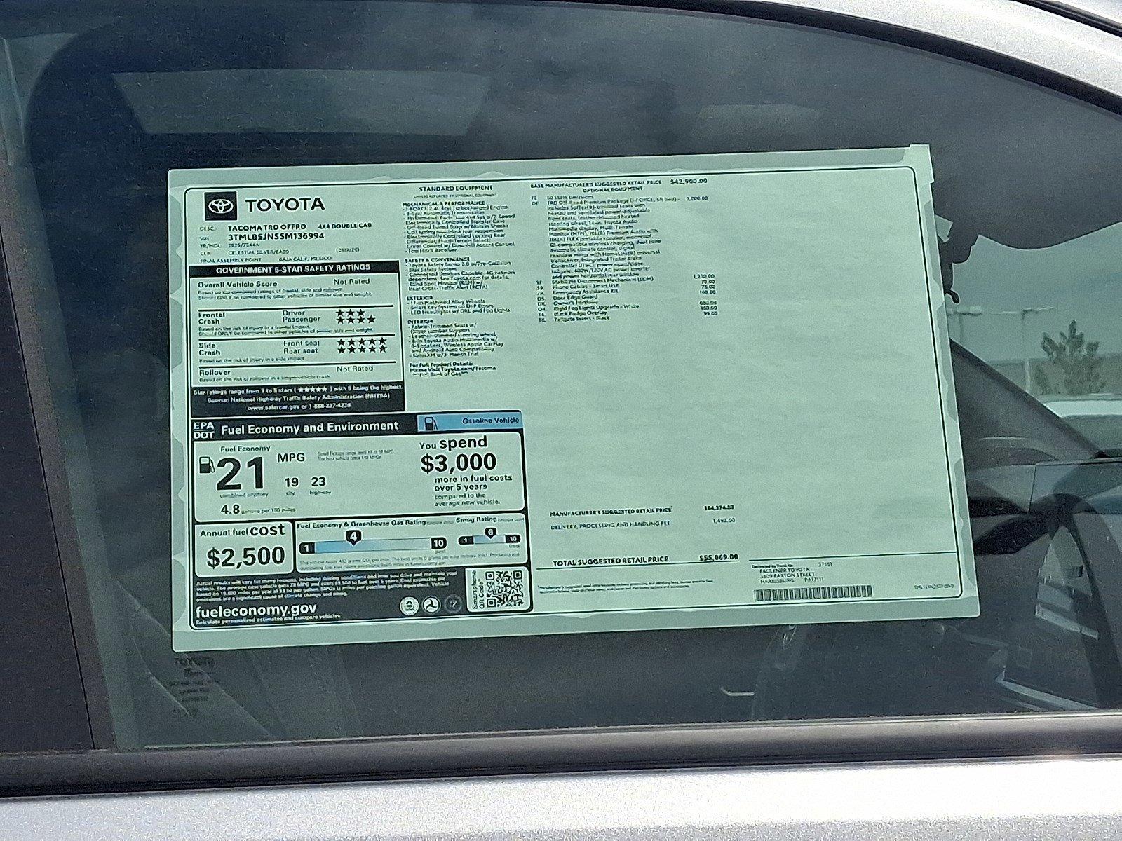 2025 Toyota Tacoma 4WD Vehicle Photo in Harrisburg, PA 17111
