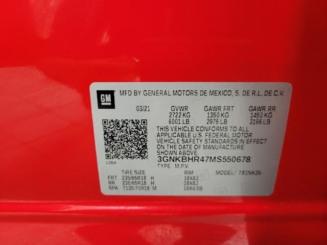2021 Chevrolet Blazer Vehicle Photo in NEENAH, WI 54956-2243