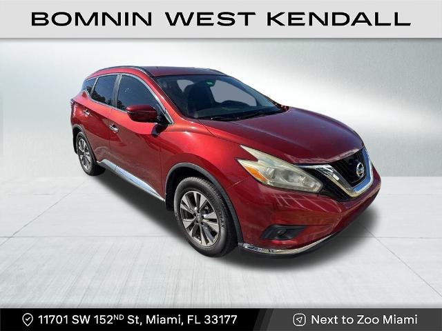 Used 2016 Nissan Murano SV with VIN 5N1AZ2MGXGN109880 for sale in Miami, FL