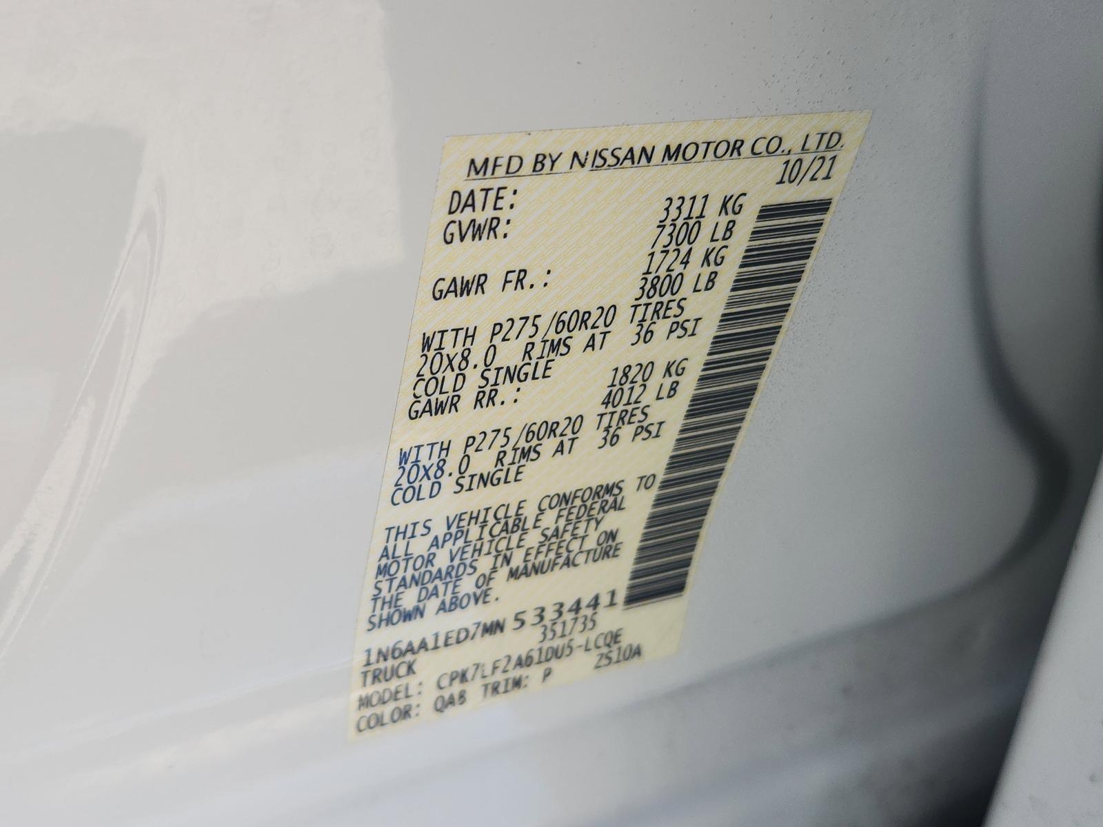 2021 Nissan Titan Vehicle Photo in Albuquerque, NM 87110