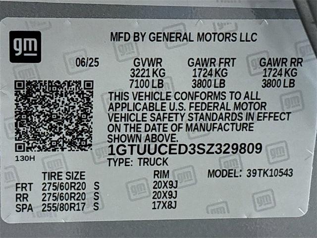 2025 GMC Sierra 1500 Vehicle Photo in PUYALLUP, WA 98371-4149