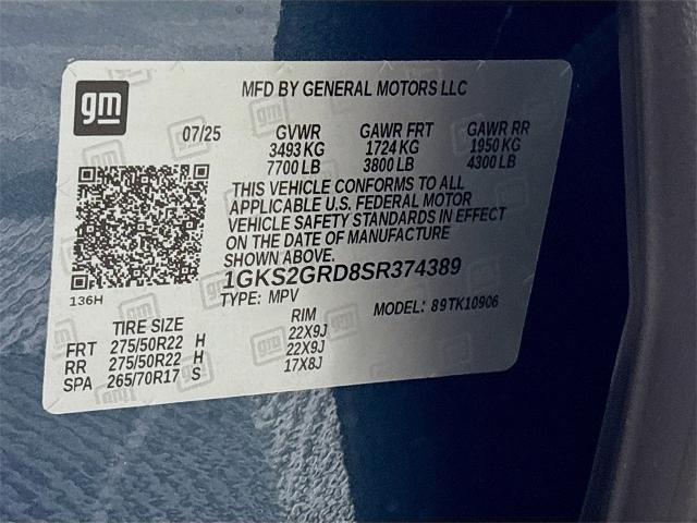 2025 GMC Yukon XL Vehicle Photo in PUYALLUP, WA 98371-4149
