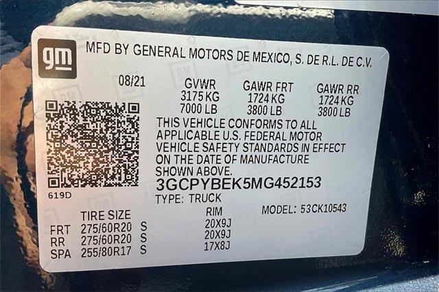 2021 Chevrolet Silverado 1500 Vehicle Photo in INDEPENDENCE, MO 64055-1314