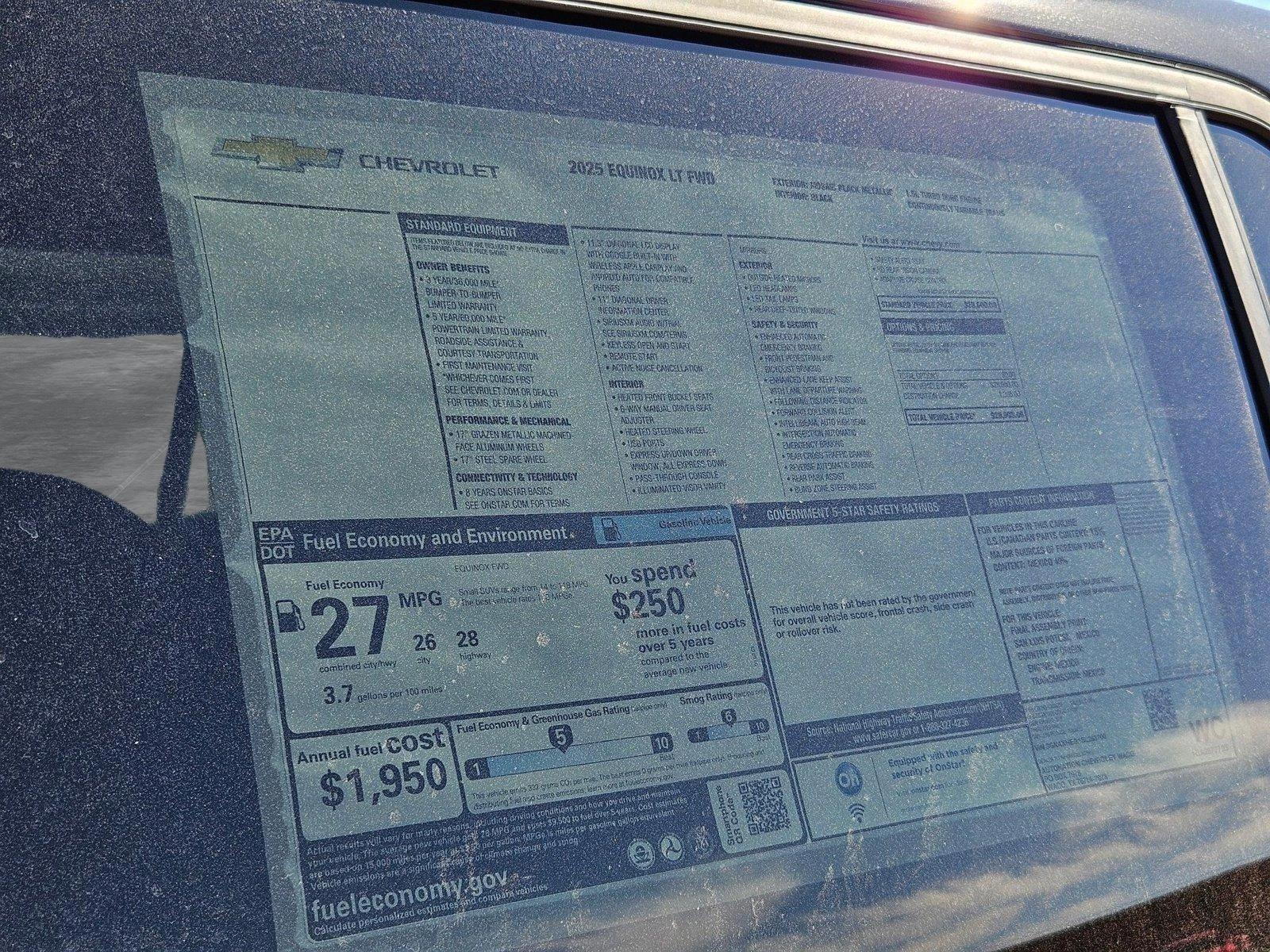 2025 Chevrolet Equinox Vehicle Photo in WACO, TX 76710-2592