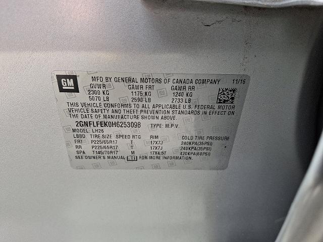 2017 Chevrolet Equinox Vehicle Photo in HARRISBURG, PA 17111-1033