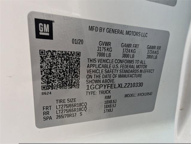 2020 Chevrolet Silverado 1500 Vehicle Photo in ENGLEWOOD, CO 80113-6708