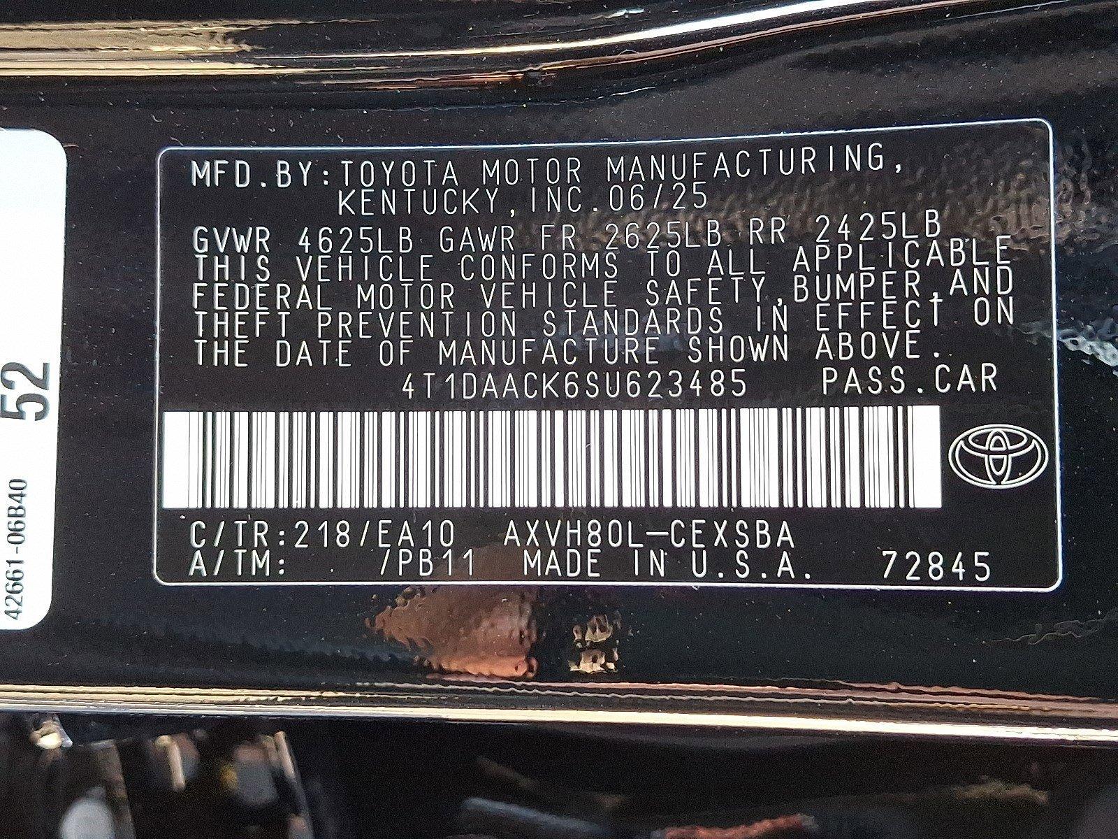 2025 Toyota Camry Vehicle Photo in Harrisburg, PA 17111