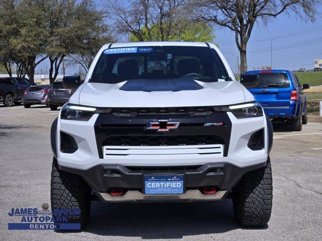 Certified 2024 Chevrolet Colorado ZR2 with VIN 1GCPTFEK5R1270626 for sale in Denton, TX