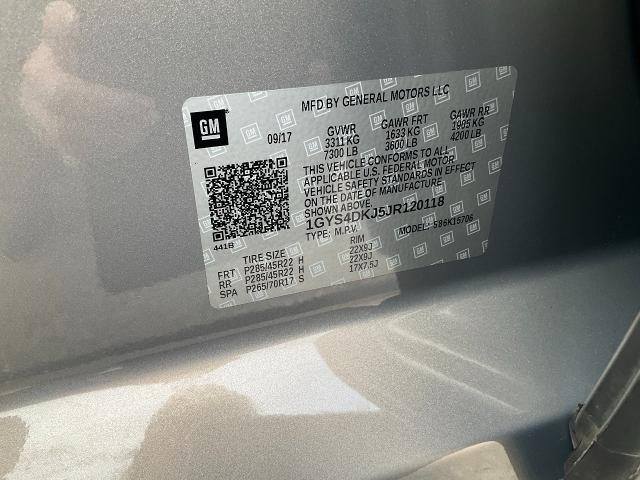2018 Cadillac Escalade Vehicle Photo in Kaukauna, WI 54130