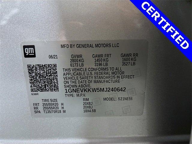 2021 Chevrolet Traverse Vehicle Photo in PUYALLUP, WA 98371-4149