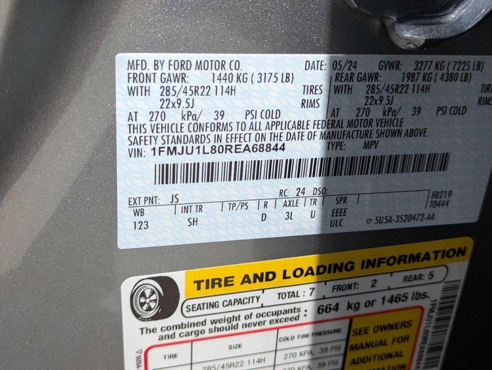 2024 Ford Expedition Vehicle Photo in Jacksonville, FL 32256