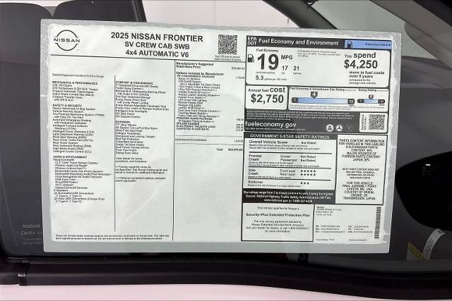2025 Nissan Frontier Vehicle Photo in Tulsa, OK 74129