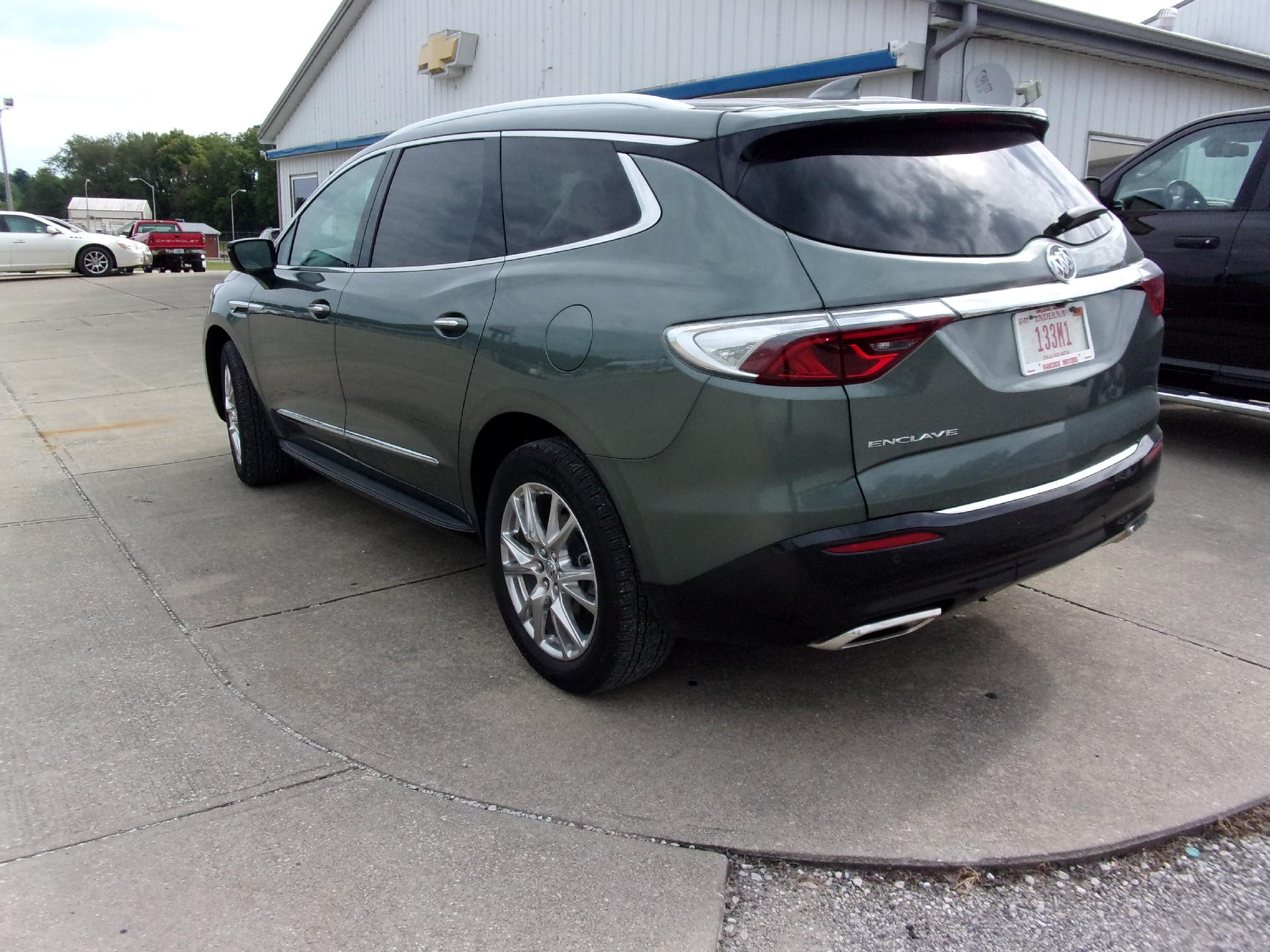 Used 2024 Buick Enclave Essence with VIN 5GAERBKW4RJ104637 for sale in Orleans, IN