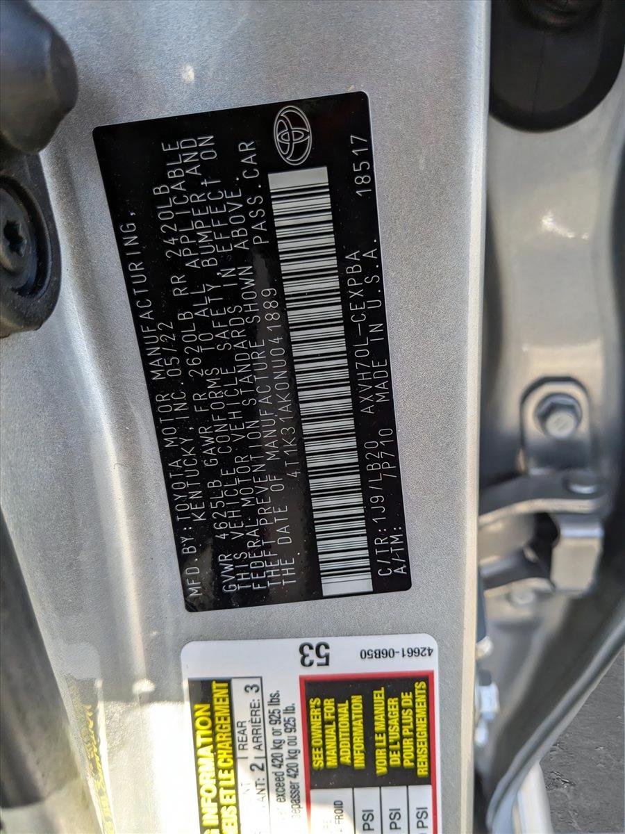 2022 Toyota Camry Vehicle Photo in Las Vegas, NV 89149