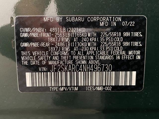 2022 Subaru Forester Vehicle Photo in Appleton, WI 54913
