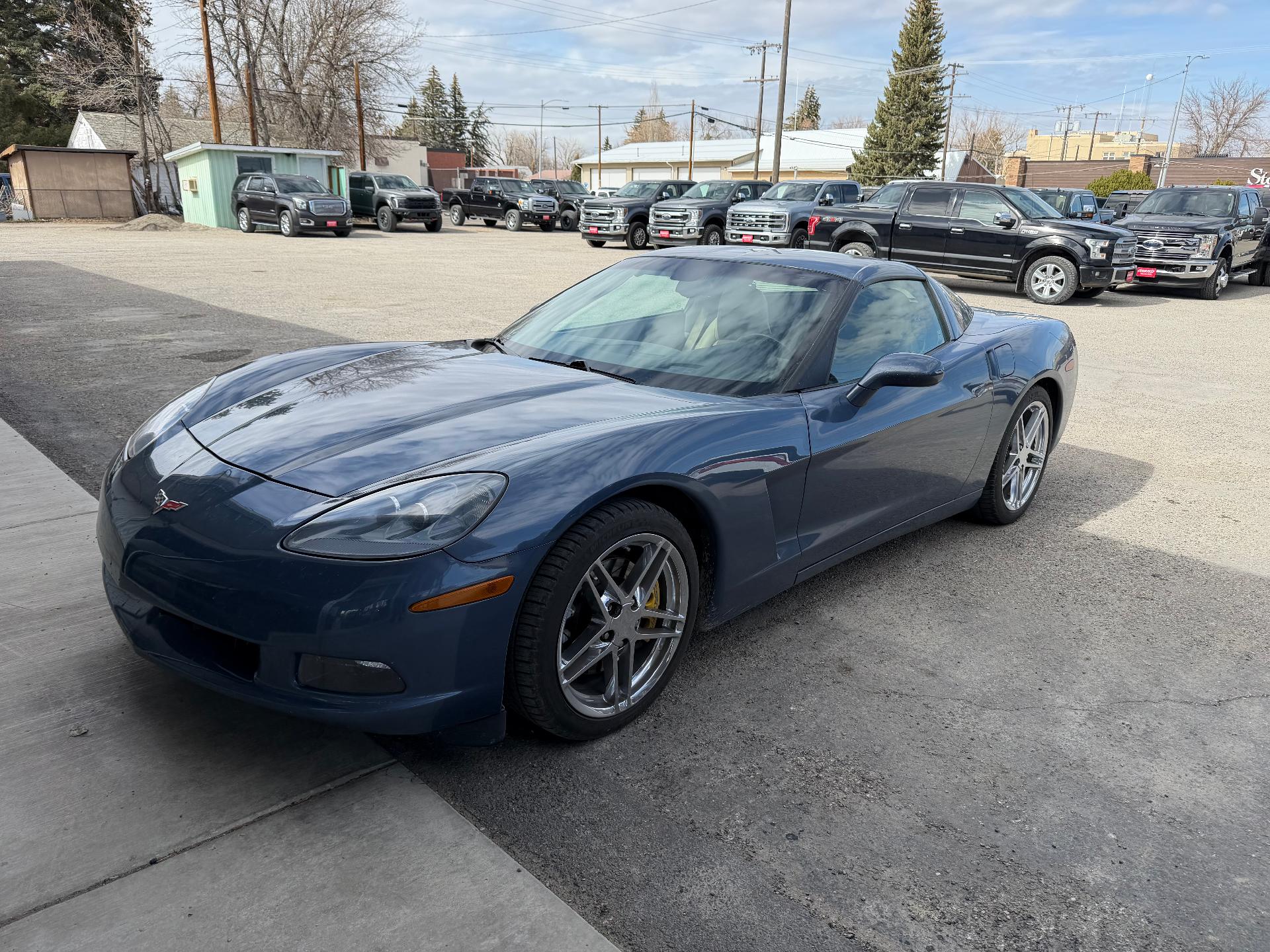 Blue 2011 Chevrolet Corvette 3LT Coupe RWD Coupe Rear-Wheel Drive 