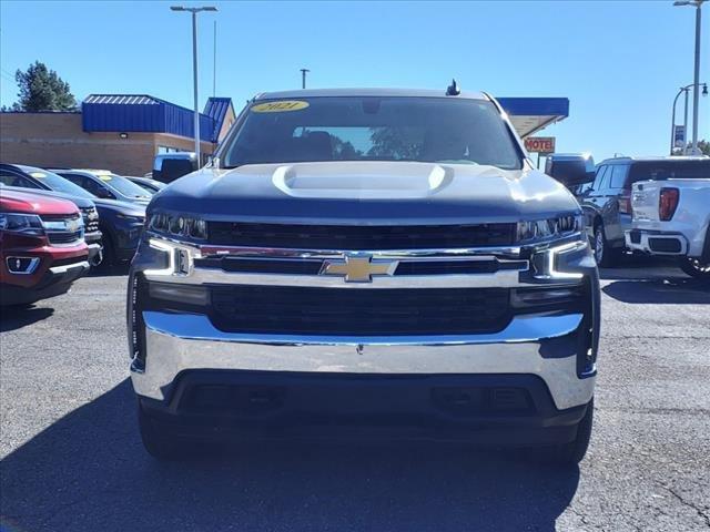 Certified 2021 Chevrolet Silverado 1500 LT with VIN 3GCPYJEK1MG445985 for sale in Taylor, MI