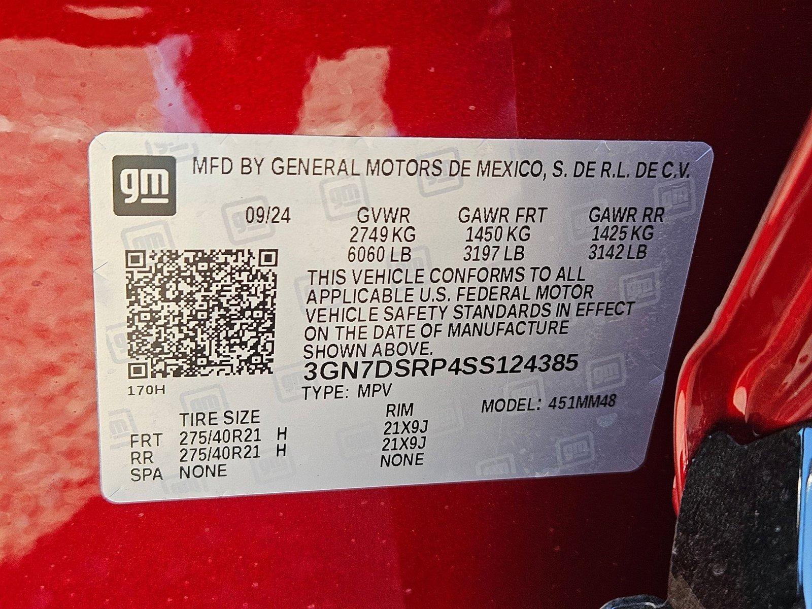 2025 Chevrolet Equinox EV Vehicle Photo in PEORIA, AZ 85382-3715