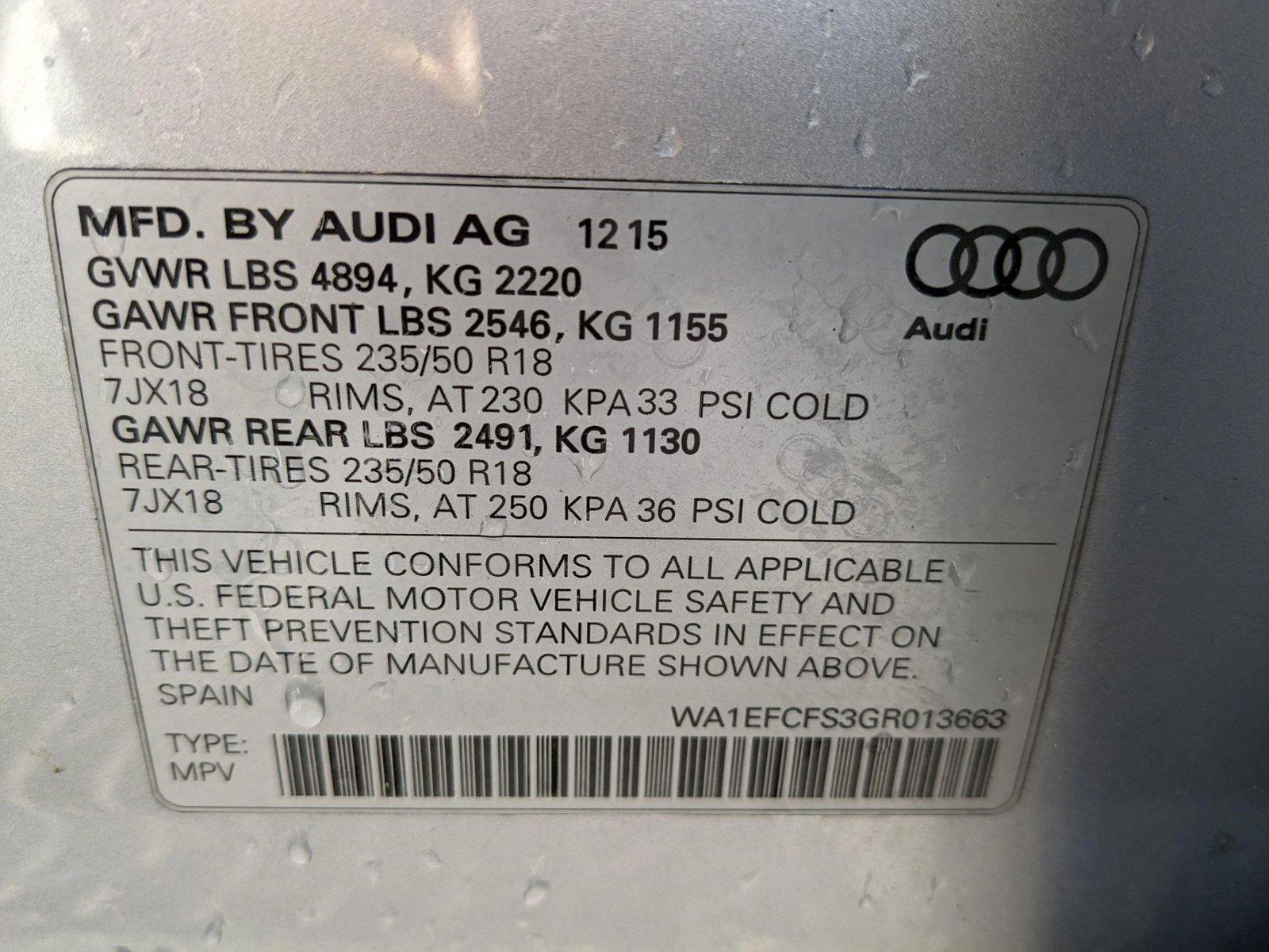 2016 Audi Q3 Vehicle Photo in Orlando, FL 32811