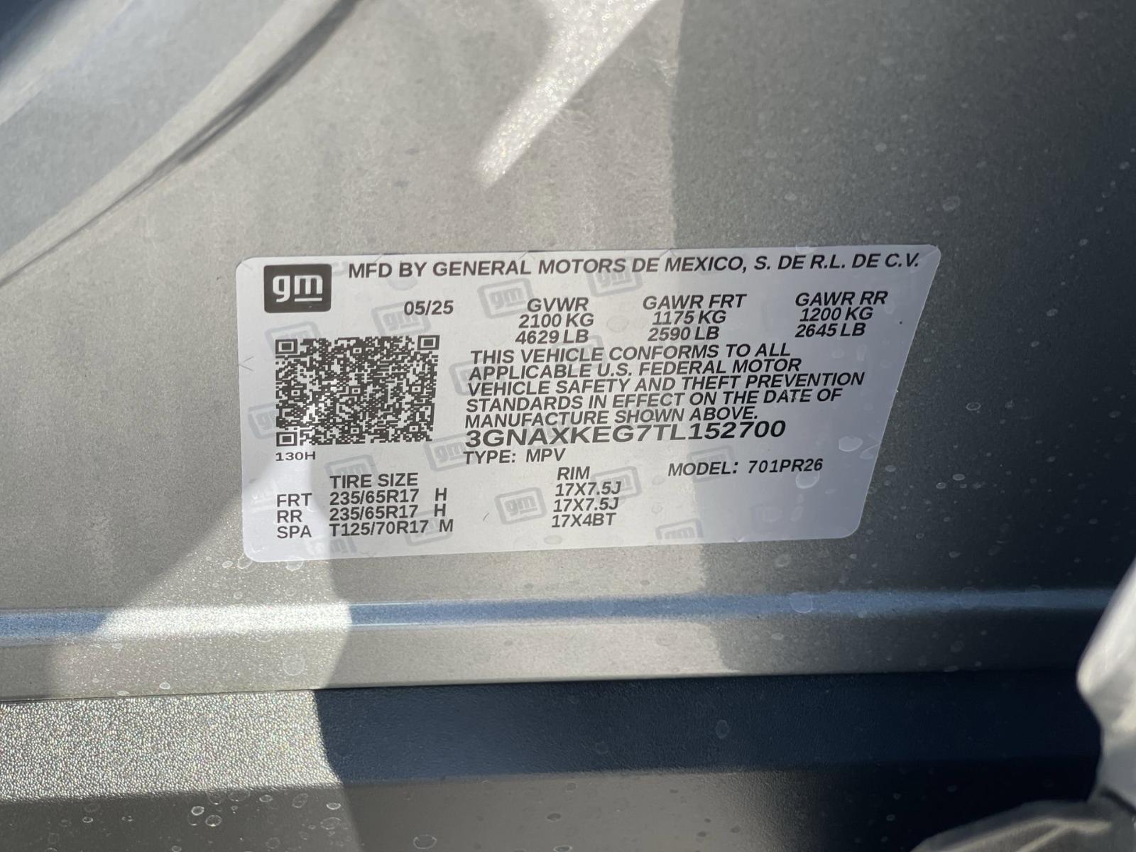 2026 Chevrolet Equinox Vehicle Photo in BENTONVILLE, AR 72712-4322