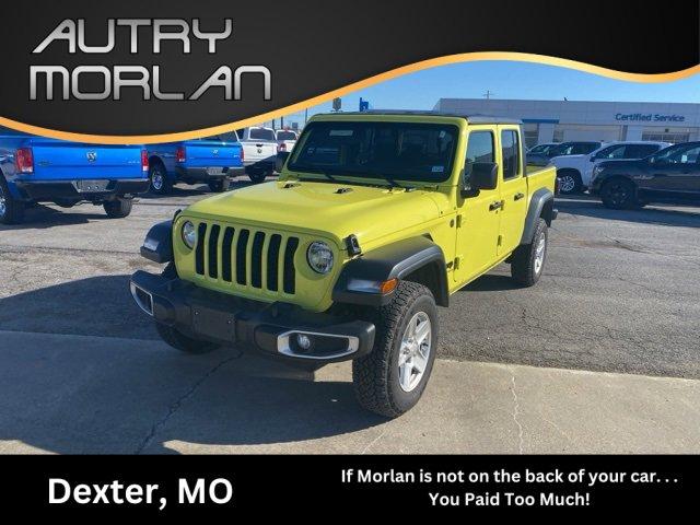 Used 2023 Jeep Gladiator Yellow Sport S for Sale at Autry Morlan 