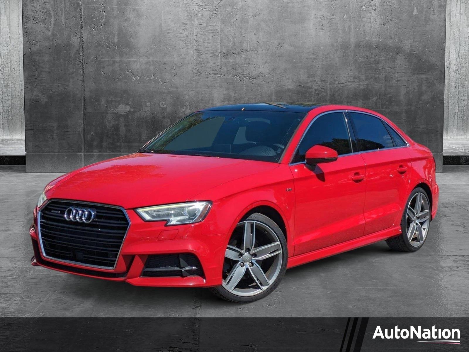 2018 Audi A3 Sedan Vehicle Photo in GREENACRES, FL 33463-3207