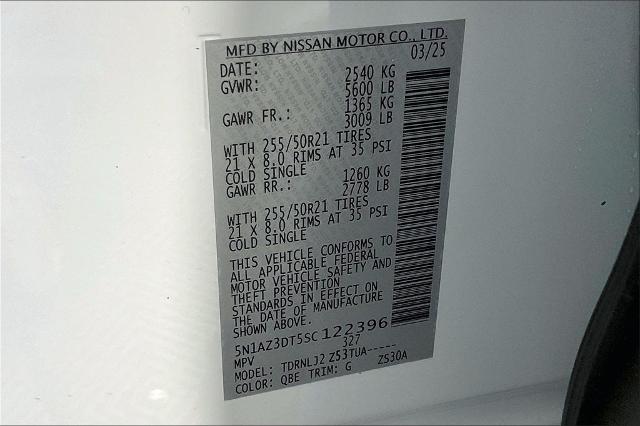 2025 Nissan Murano Vehicle Photo in Tulsa, OK 74129