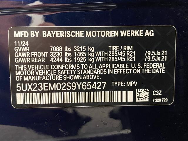 2025 BMW X7 xDrive40i Vehicle Photo in Appleton, WI 54913