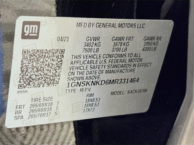 2021 Chevrolet Tahoe Vehicle Photo in PUYALLUP, WA 98371-4149