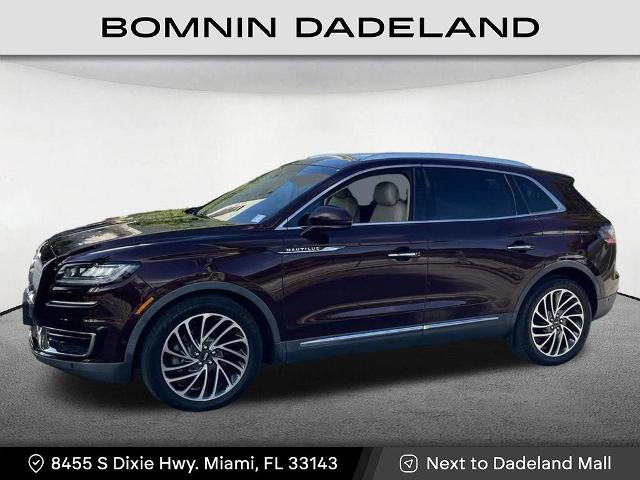 Used 2019 Lincoln Nautilus Reserve with VIN 2LMPJ6LP4KBL32192 for sale in Miami, FL