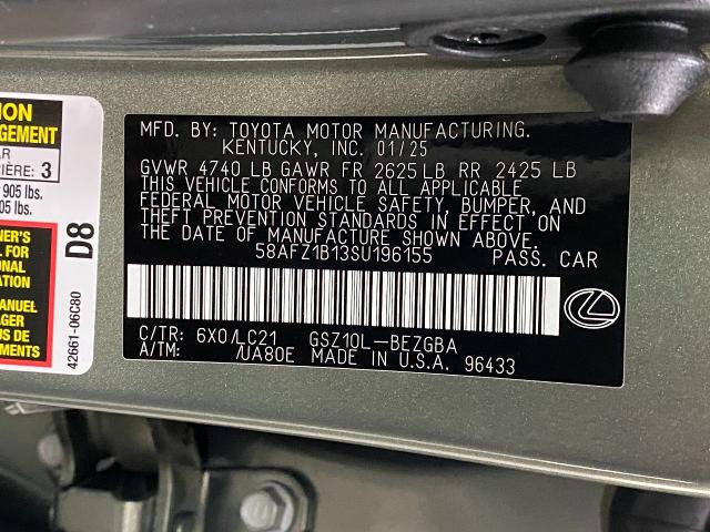 2025 Lexus ES 350 Vehicle Photo in Appleton, WI 54913