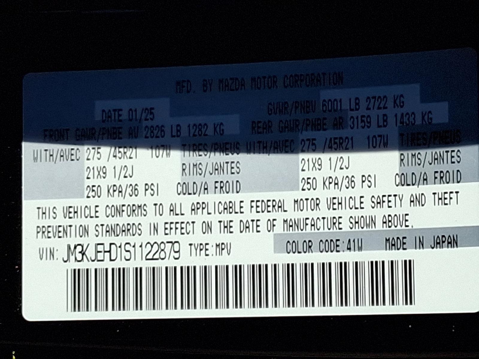 2025 Mazda CX-70 Vehicle Photo in Trevose, PA 19053