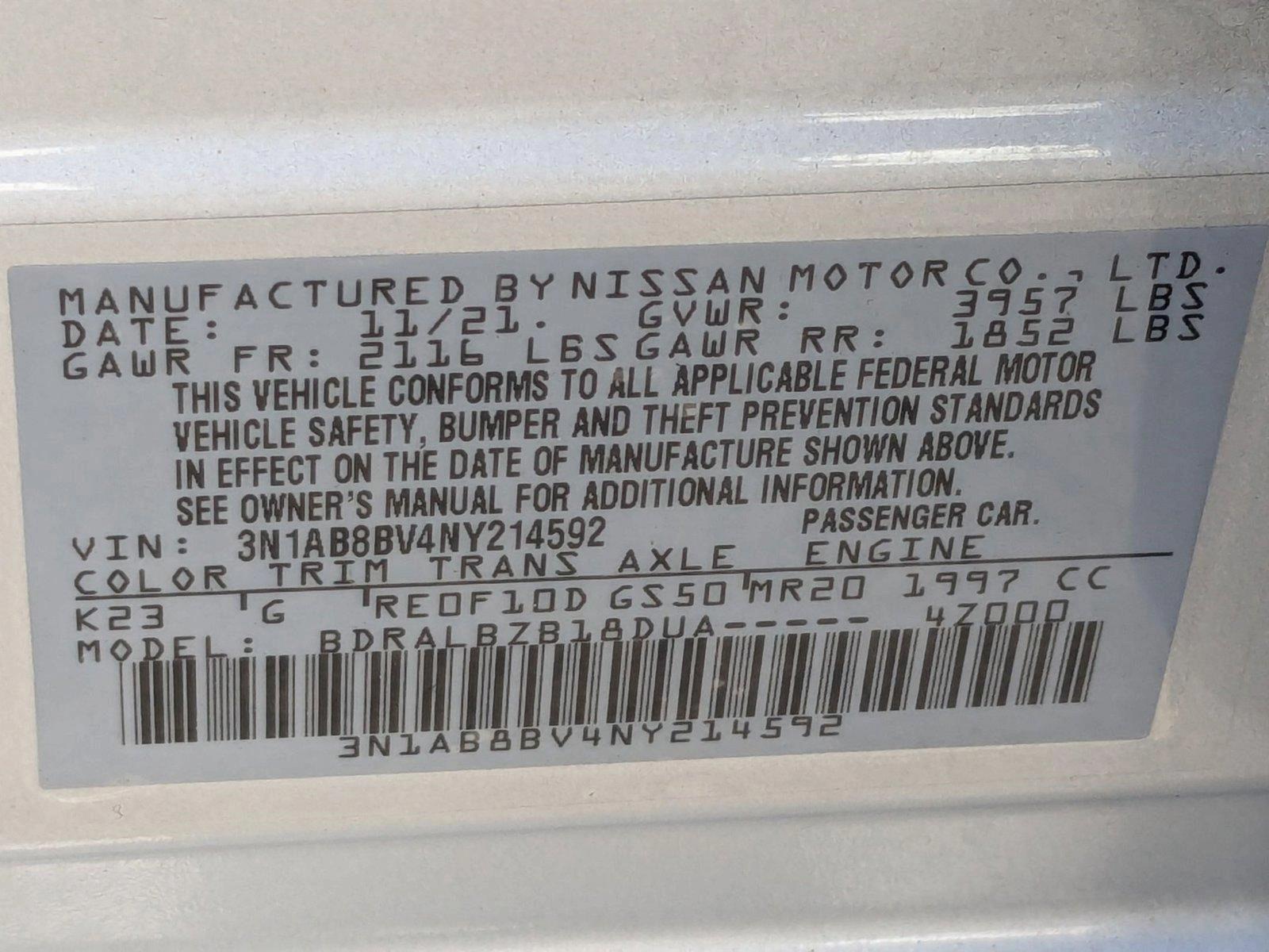 2022 Nissan Sentra Vehicle Photo in Pembroke Pines , FL 33084