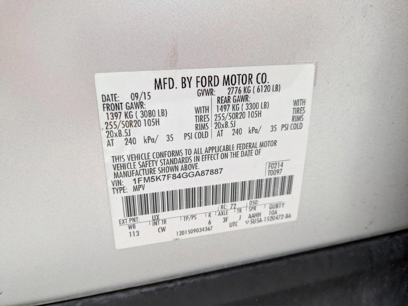 2016 Ford Explorer Vehicle Photo in Pompano Beach, FL 33064
