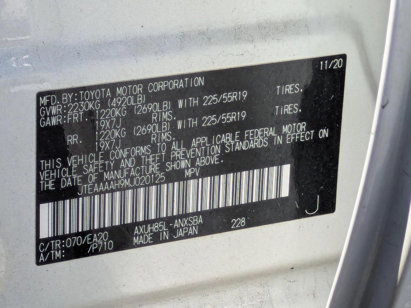 2021 Toyota Venza Vehicle Photo in Winter Park, FL 32792