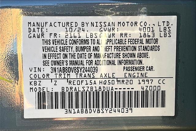 2025 Nissan Sentra Vehicle Photo in Tulsa, OK 74129