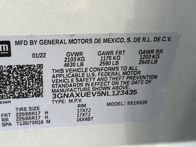 2022 Chevrolet Equinox Vehicle Photo in MADISON, WI 53713-3220