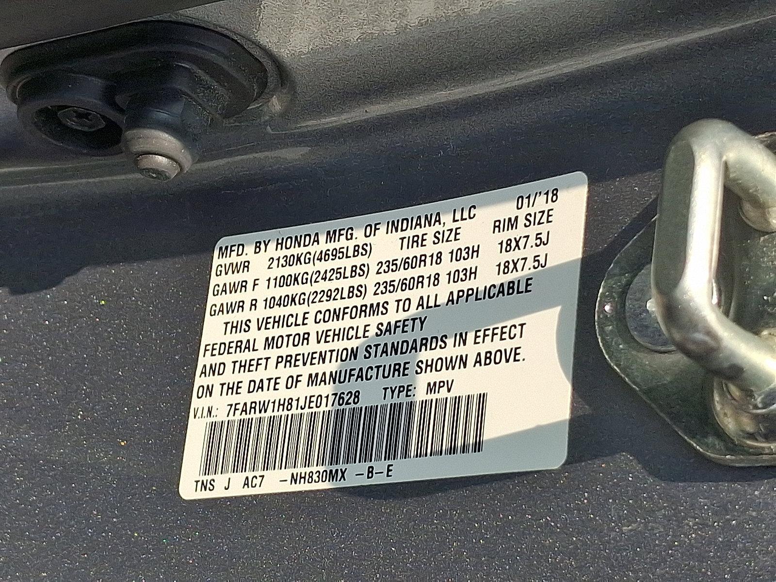 2018 Honda CR-V Vehicle Photo in Harrisburg, PA 17111