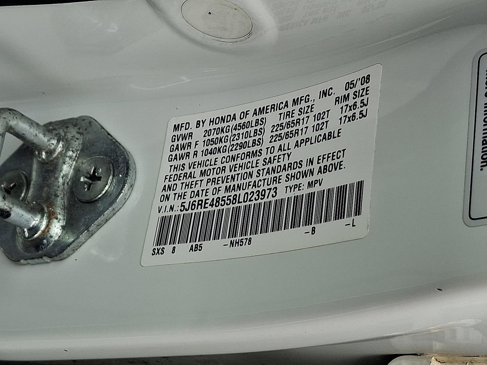 2008 Honda CR-V Vehicle Photo in Harrisburg, PA 17111