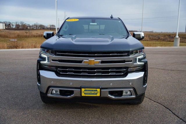 Used 2021 Chevrolet Silverado 1500 LTZ with VIN 1GCUYGED1MZ153390 for sale in Willmar, Minnesota