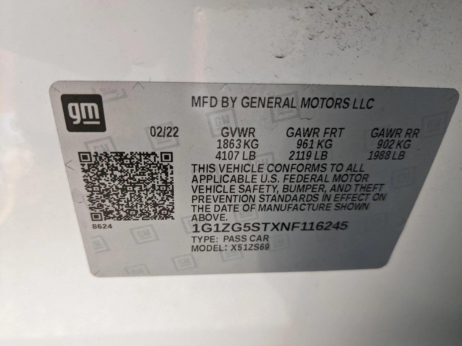 2022 Chevrolet Malibu Vehicle Photo in ORLANDO, FL 32808-7998