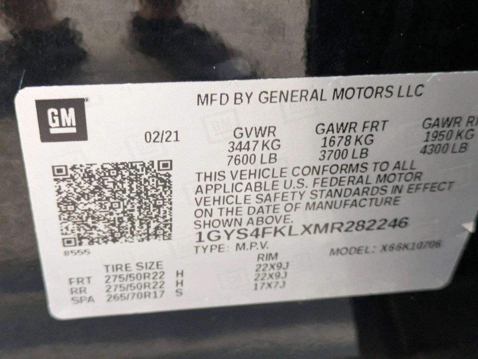 2021 Cadillac Escalade Vehicle Photo in WEST PALM BEACH, FL 33407-3296