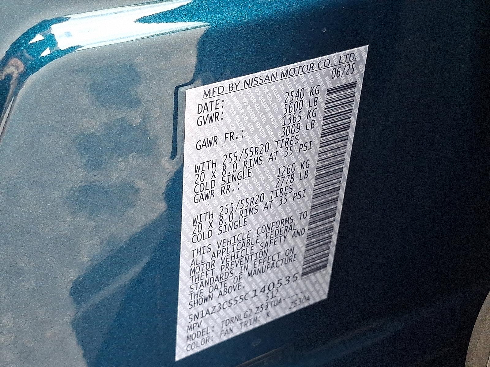 2025 Nissan Murano Vehicle Photo in Mechanicsburg, PA 17050-2306