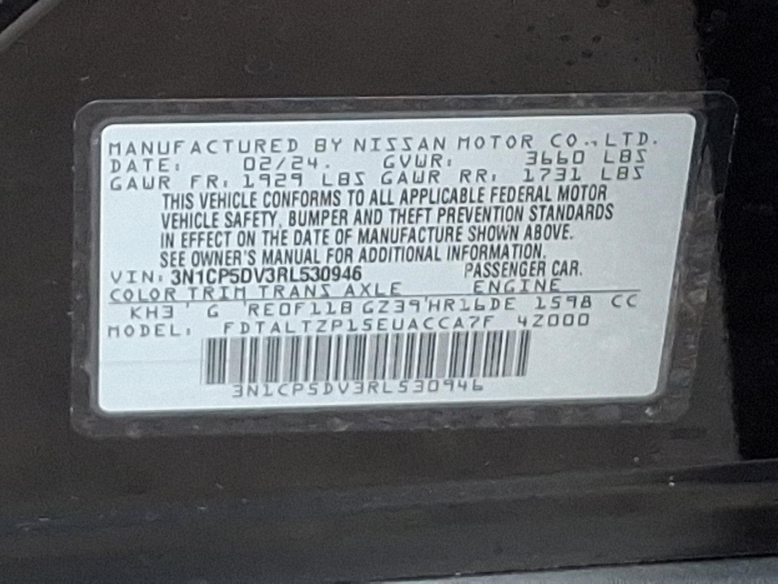 2024 Nissan Kicks Vehicle Photo in Harrisburg, PA 17111-1033