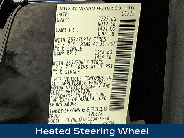 2022 Nissan Frontier Vehicle Photo in PAWLING, NY 12564-3219