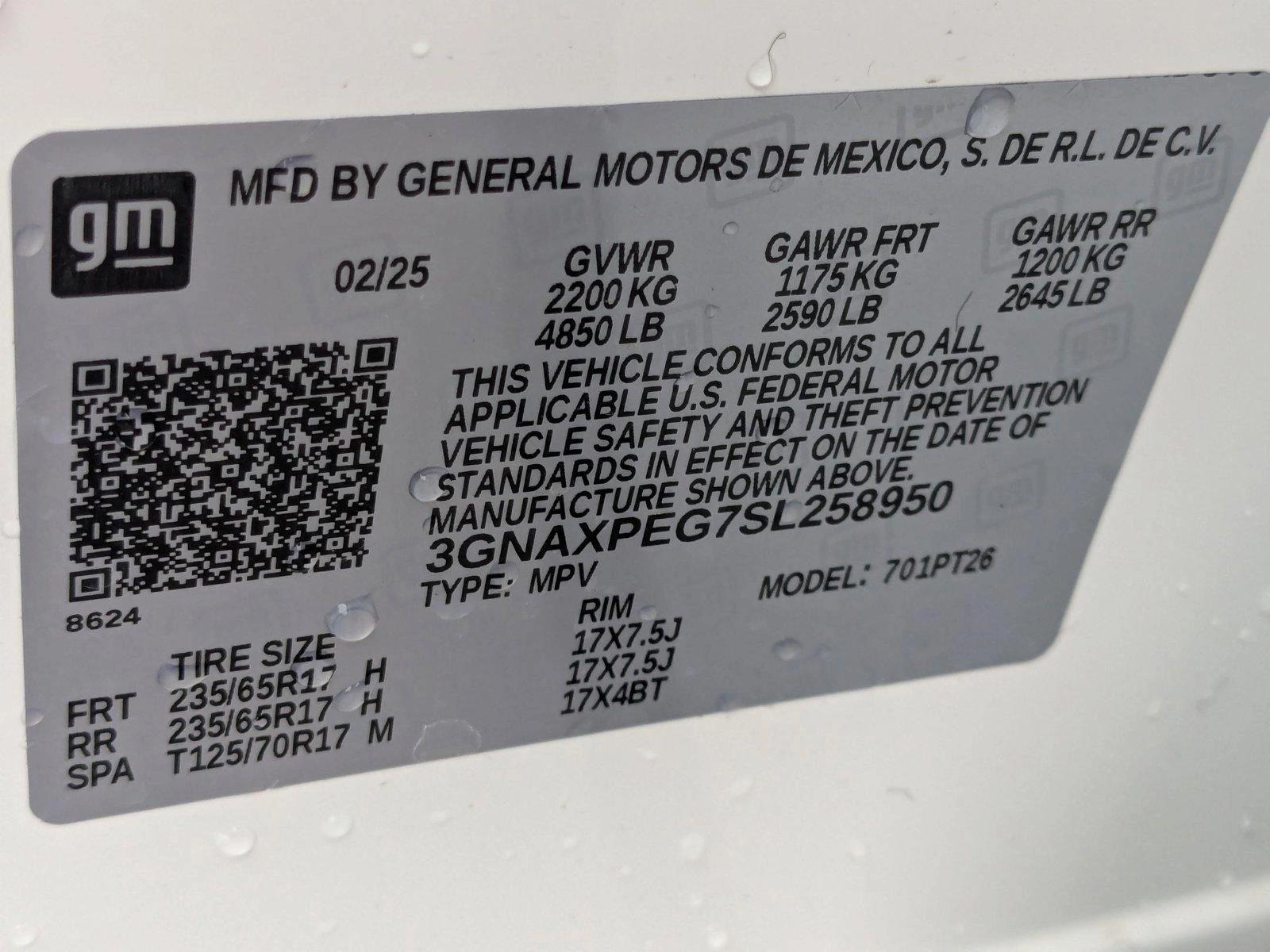 2025 Chevrolet Equinox Vehicle Photo in SPOKANE, WA 99212-2978