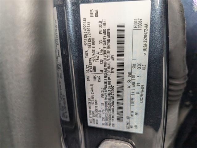 2022 Ford Escape Vehicle Photo in ENGLEWOOD, CO 80113-6708