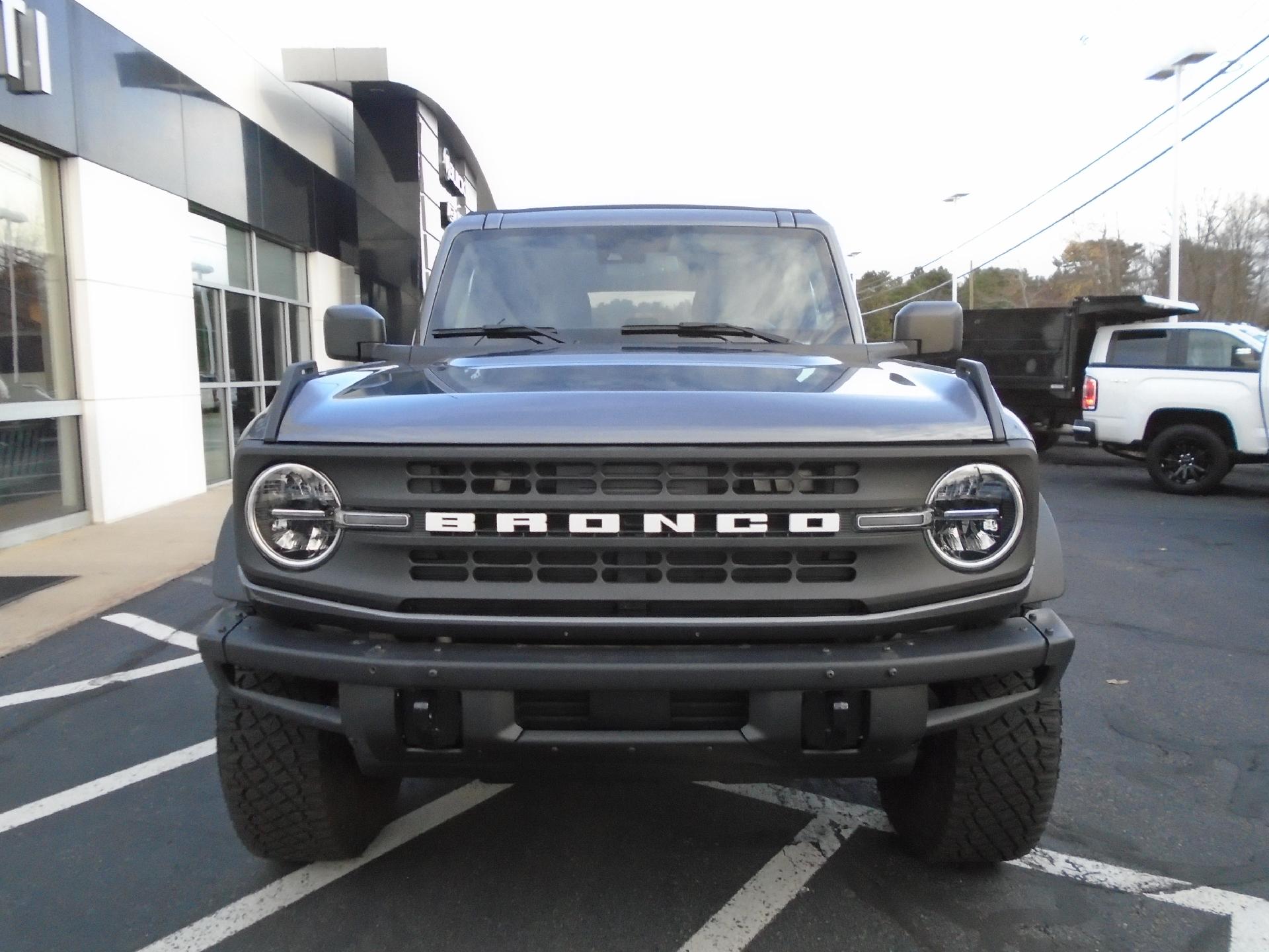 Used 2023 Ford Bronco 4-Door Black Diamond with VIN 1FMEE5DP0PLB99924 for sale in Franklin, MA