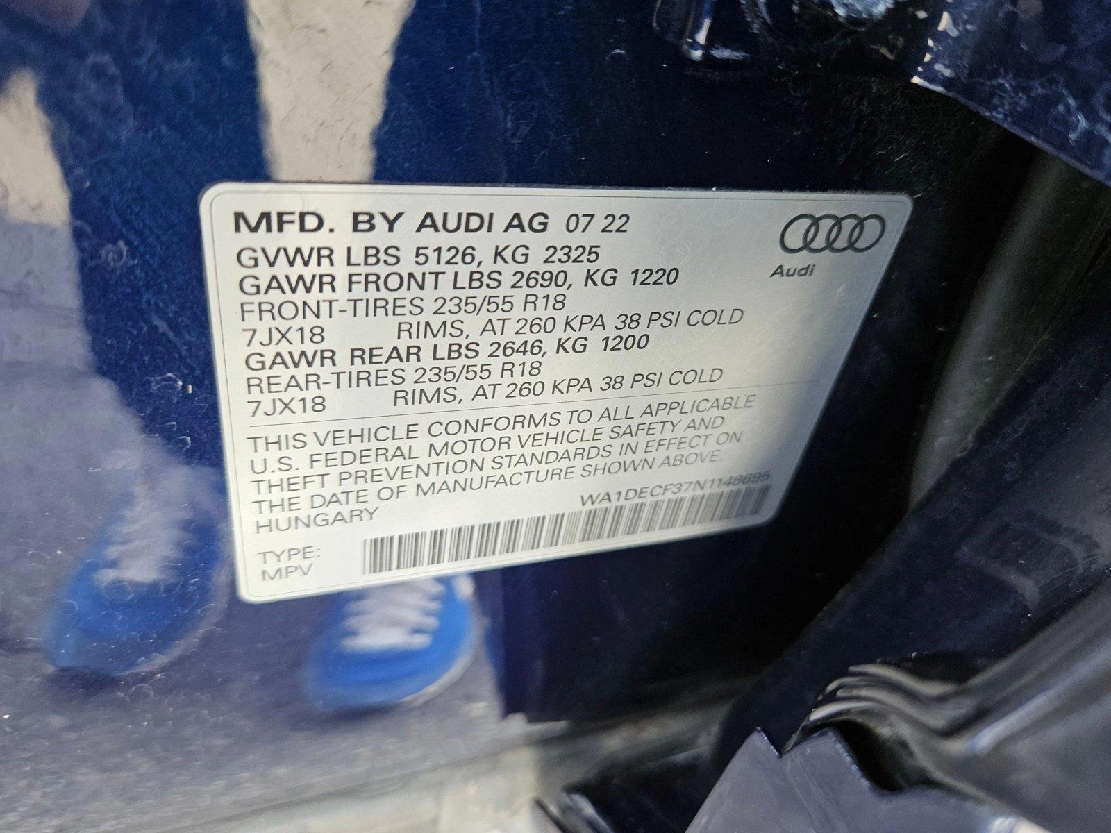 2022 Audi Q3 Vehicle Photo in LAS VEGAS, NV 89146-3033