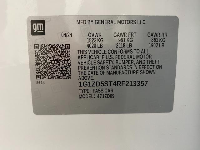 2024 Chevrolet Malibu Vehicle Photo in Appleton, WI 54913